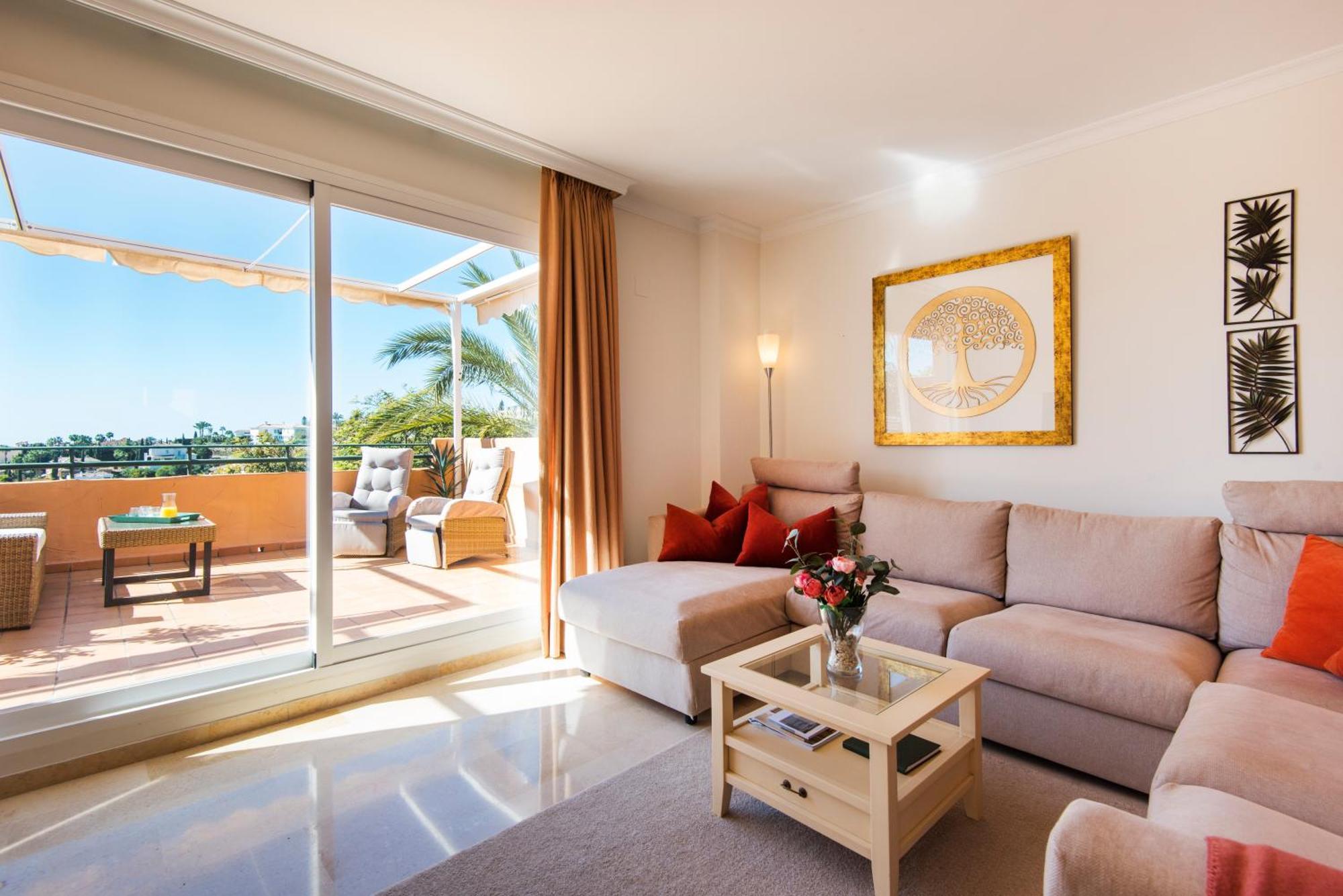 Rentandhomes Penthouse Elviria Golf 马尔韦利亚 外观 照片